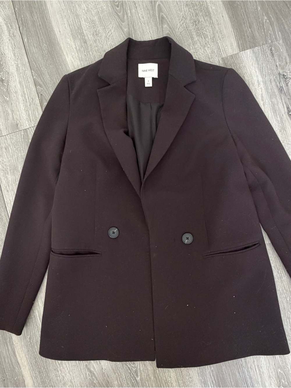 Nine West Black Blazer Jacket size 2
